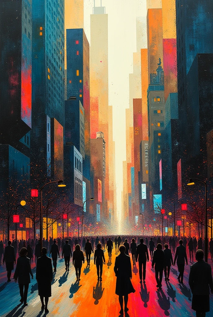 Urban Pulse - Art print de Glowaromascent