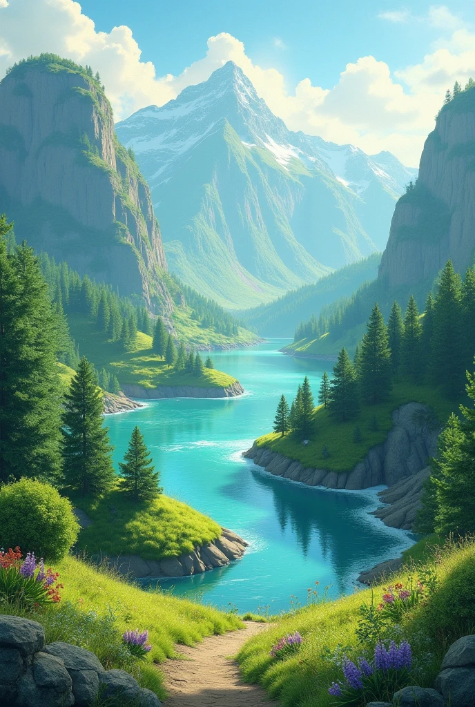 Nature's Canvas - Poster de Glowaromascent